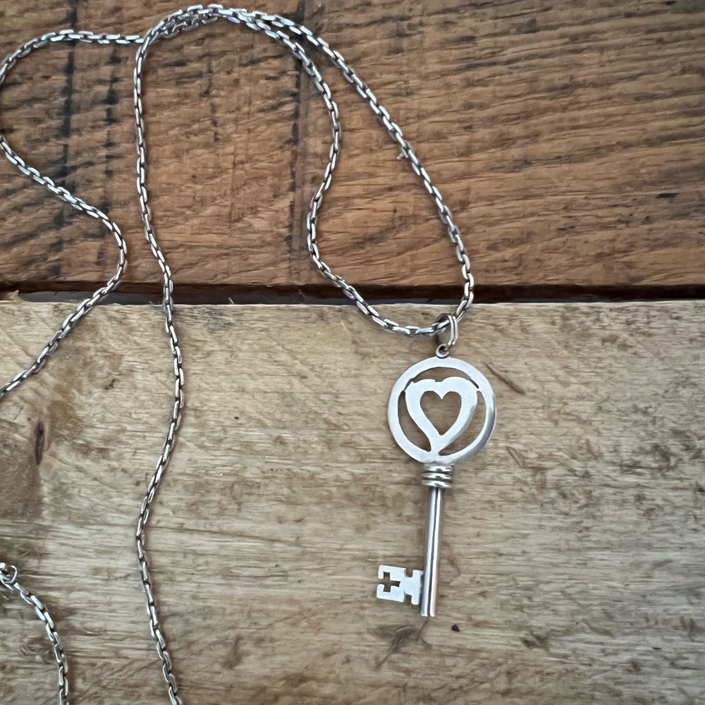 Sterling Silver Key Chain Necklace